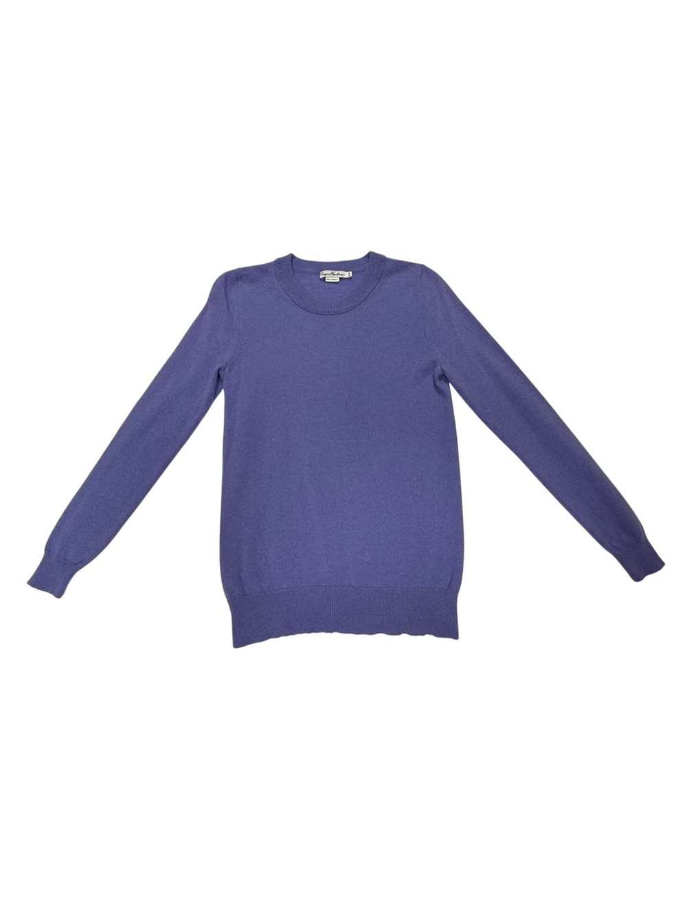 Enzo Mantovani Italy 100% Cashmere Crewneck Sweater Purple - Size Medium